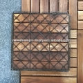 Azulejos de madera maciza con sistema de bloqueo